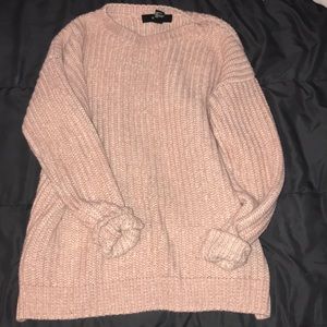 Pastel Pink Long Sweater